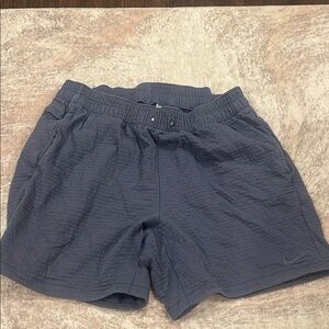 Nike Men’s Navy Textured Athletic Shorts